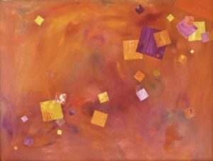 "Wind & Fire" (18"x24"), Oil on cradled panel